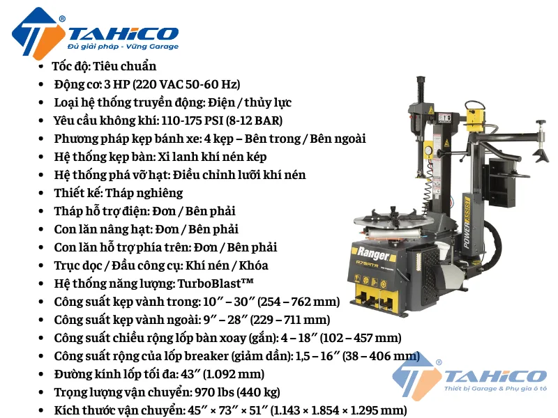 Đặc điểm tính năng BendPak R76ATR