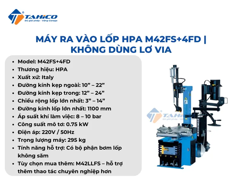 Đặc điểm tính năng HPA M42FS+4FD