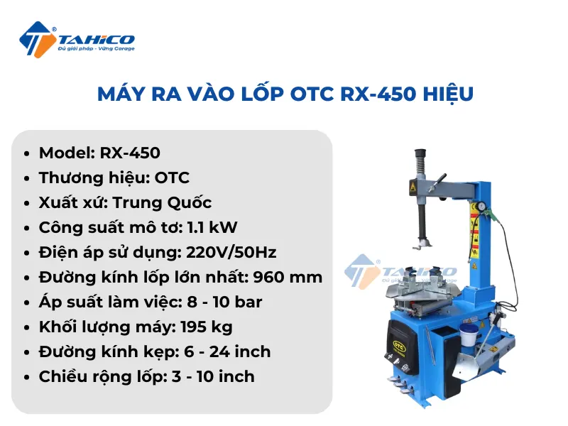 Đặc điểm tính năng OTC RX-450