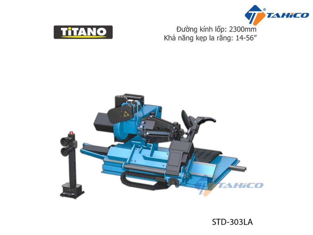 Đặc điểm máy ra vào lốp Titano STD-303LA mâm 14-46inch