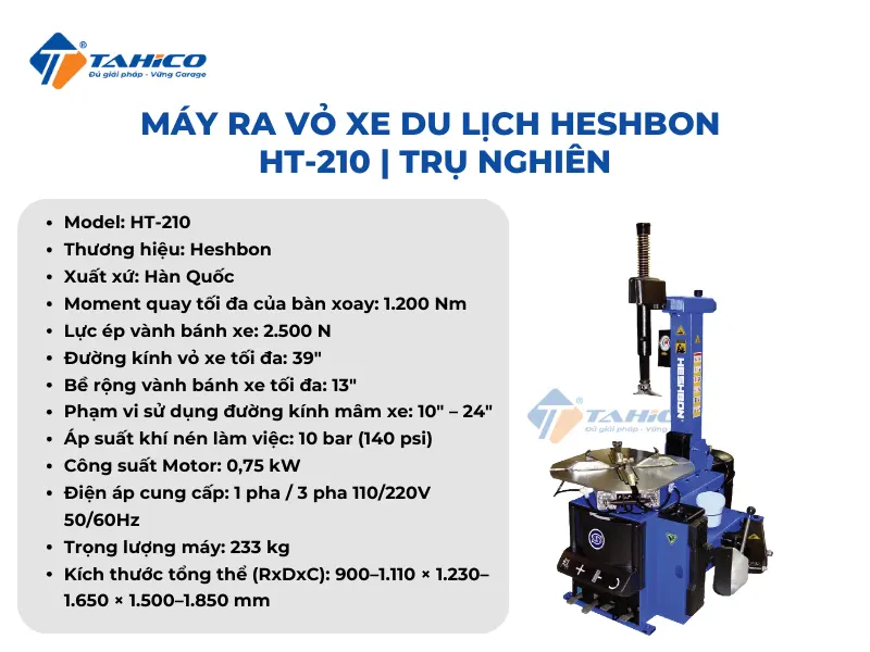 Đặc điểm tính năng Heshbon HT-210