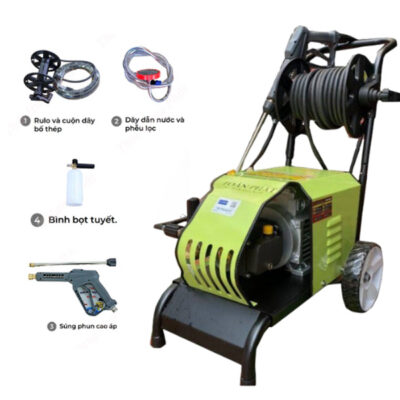 Máy rửa xe cao áp 2HP Việt Nam