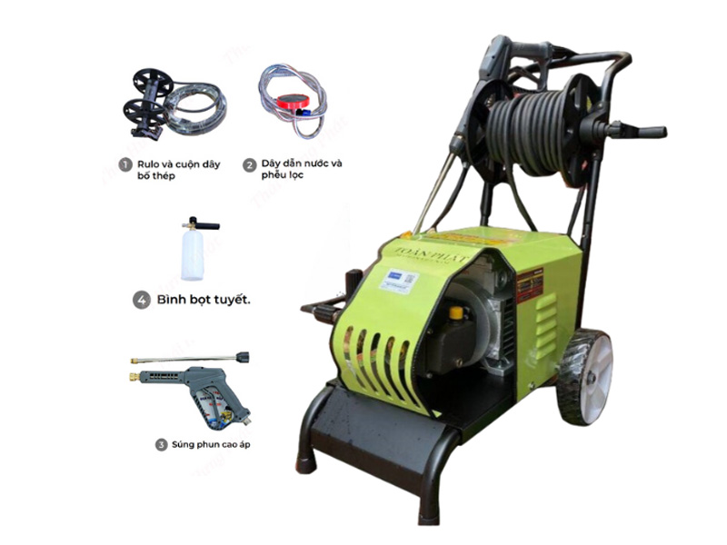 Máy rửa xe cao áp 2HP Việt Nam