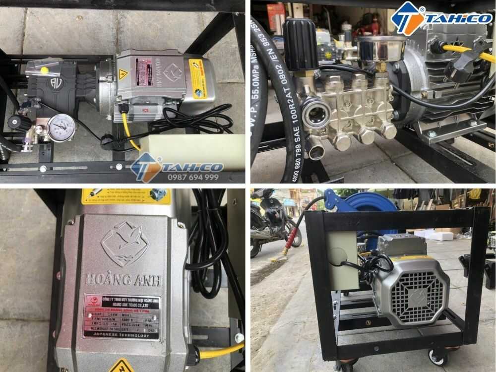 Máy rửa xe cao áp ANOVIN Dũng Râu 3kw