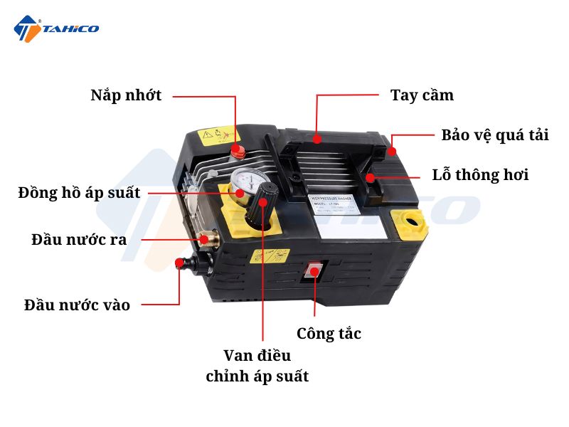 Máy rửa xe cao áp chuyên dụng Lutian 2.2KW LT-590