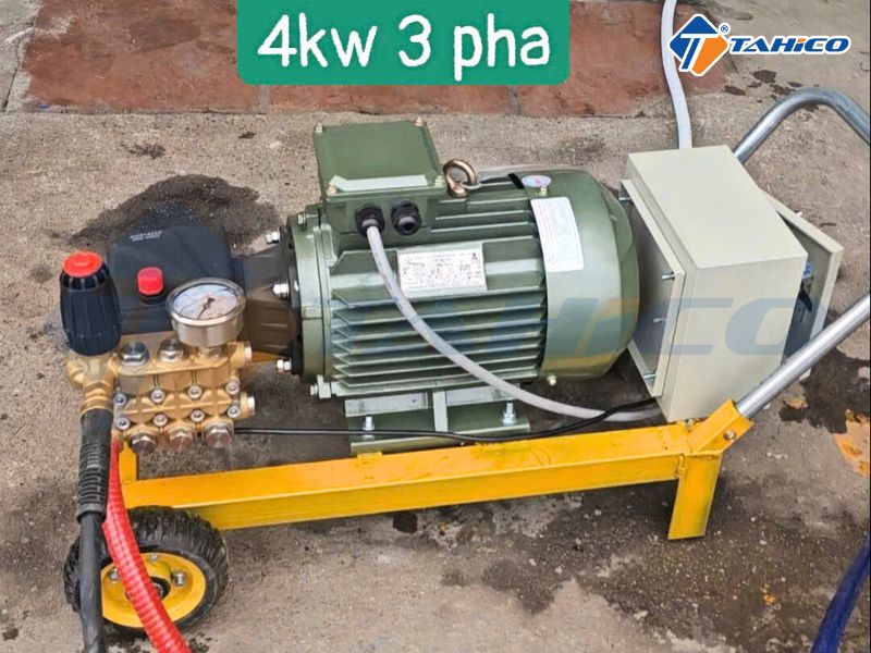 Thông số kỹ thuật của máy rửa xe cao áp 4kw 3 pha