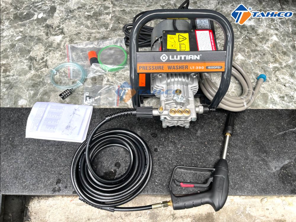 Máy rửa xe cao áp Lutian 1620psi (1.8kW/2.5hp)