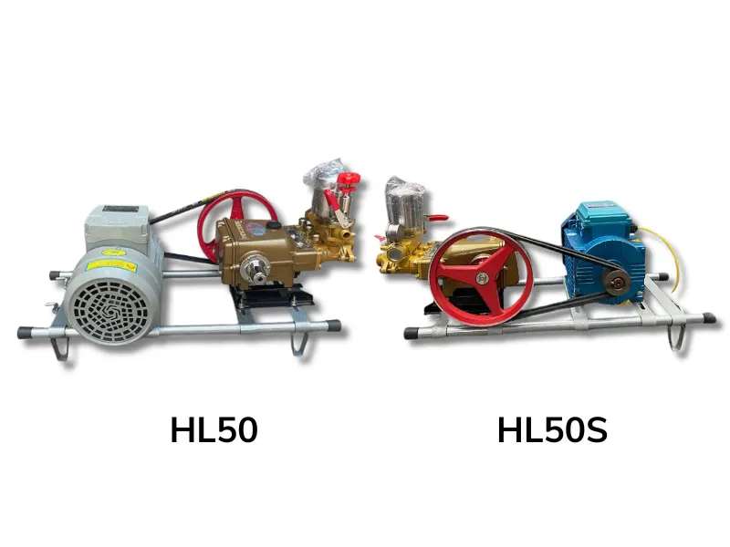 Máy rửa xe dây đai HL50, HL50S 2.2kw 40 bar 220V | Piston sứ