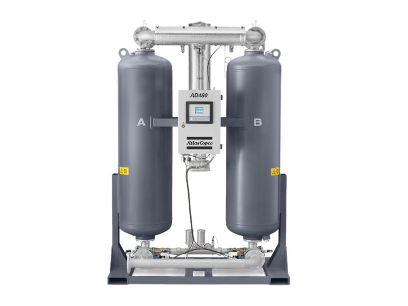 Máy sấy khí hạt hút ẩm Atlas Copco AD - CD - BD