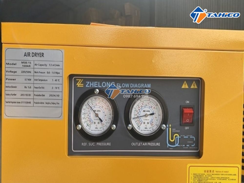 Máy sấy khí MSK-15 16bar 0.6Kw