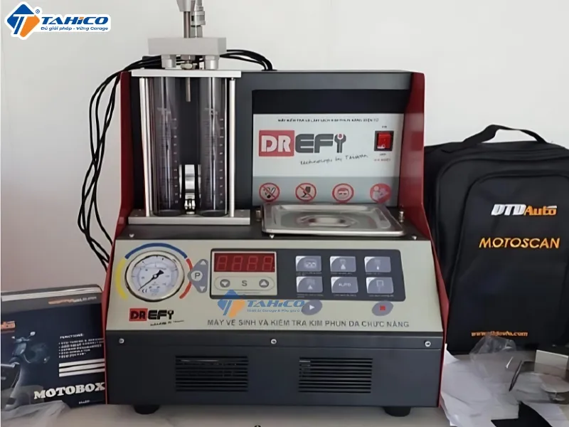 Máy súc rửa kim phun xăng Fi xe máy DREFI 800W