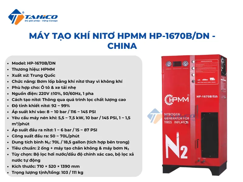 Đặc điểm tính năng HPMM HP-1670B/DN