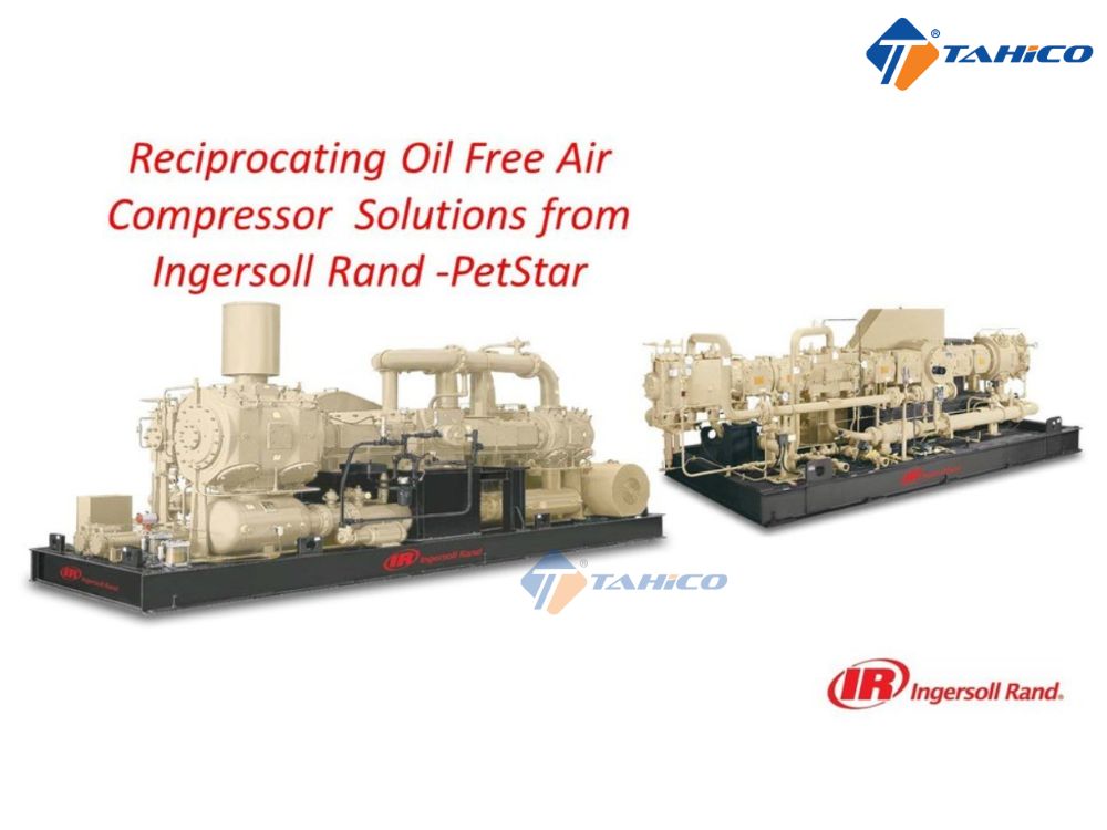 Máy thổi chai piston Ingersoll Rand PET Reciprocating