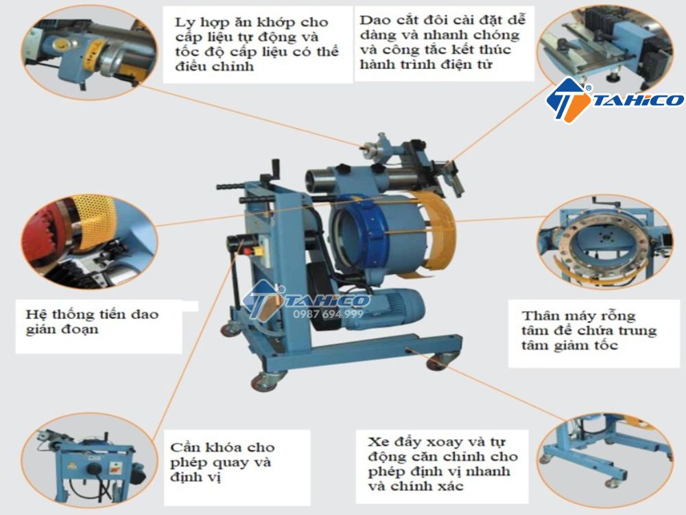 Máy tiện đĩa phanh TR502.STD cho xe du lịch và tải nhỏ