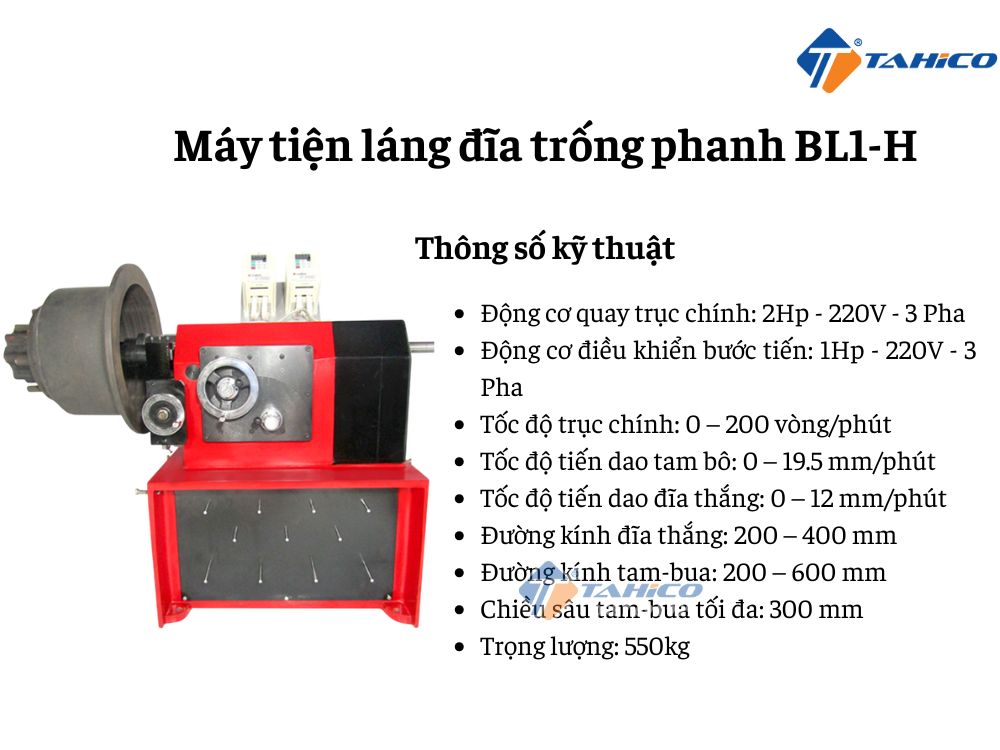 Máy tiện láng đĩa trống phanh BL1/ BL1-H