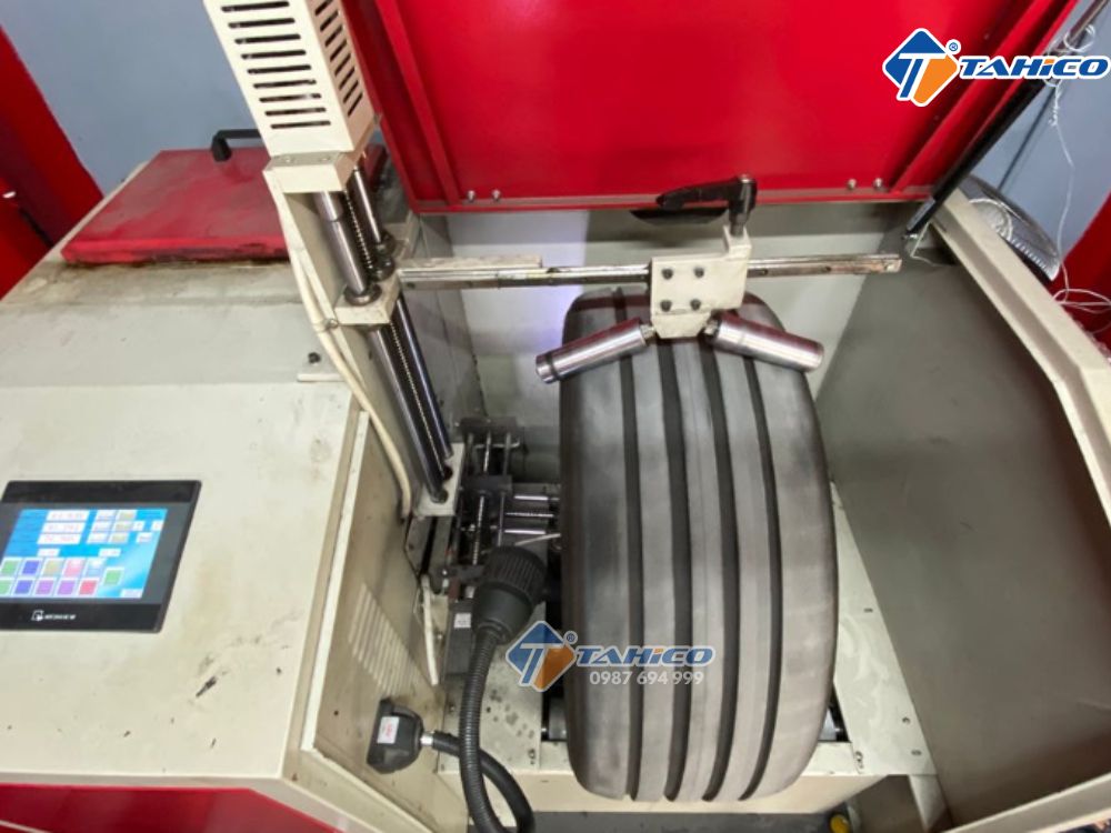 Máy tráng keo lốp chống đinh TMQ-01 | Đã bao gồm máy mài lốp