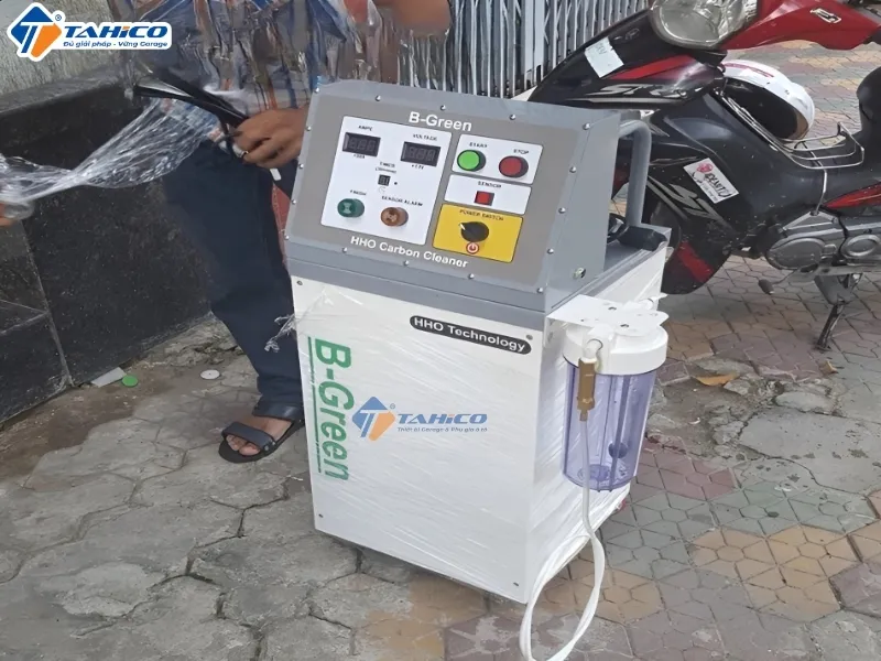 Máy vệ sinh buồng đốt xe máy B-Green