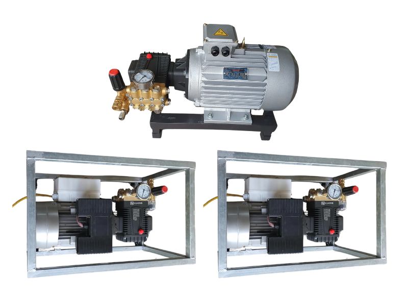 Khung máy xịt rửa 5.5kW lắp ráp bởi Tahico