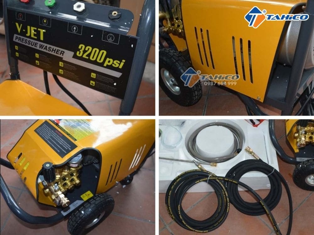 Máy xịt rửa ô tô cao áp V-JET C 3kW 5.5kW 7.5kW