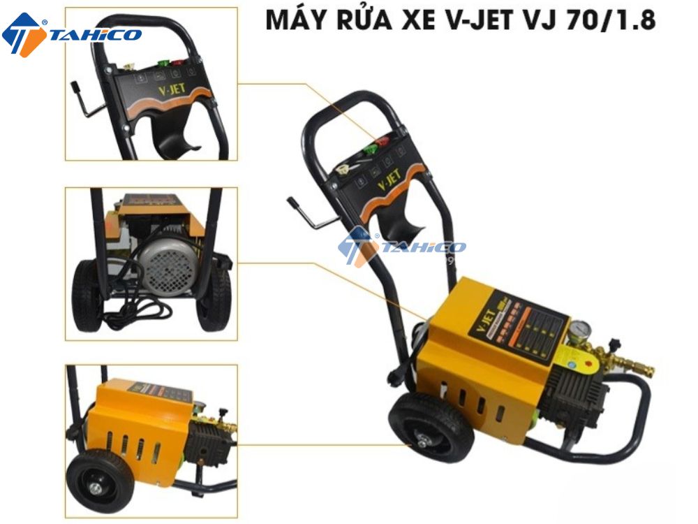 Máy xịt rửa xe V-JET VJ 70/1.8 1.8kW