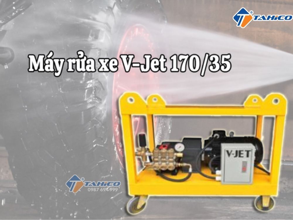 Máy xịt rửa xe cao áp V-JET 11kW/15hp