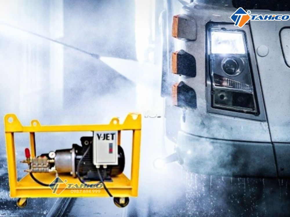 Máy xịt rửa xe cao áp V-JET 15kW/20hp