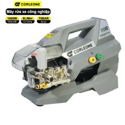 Máy Rửa Xe Corleone G300 Đầu Bơm Công Nghiệp 1600W 70 Bar 9L/Phút | Động Cơ Cảm Ứng Từ Lõi Đồng