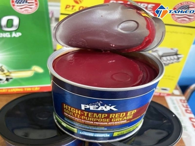 Mỡ bò lithium phức hợp Peak High-Temp Red EP Grease 454g