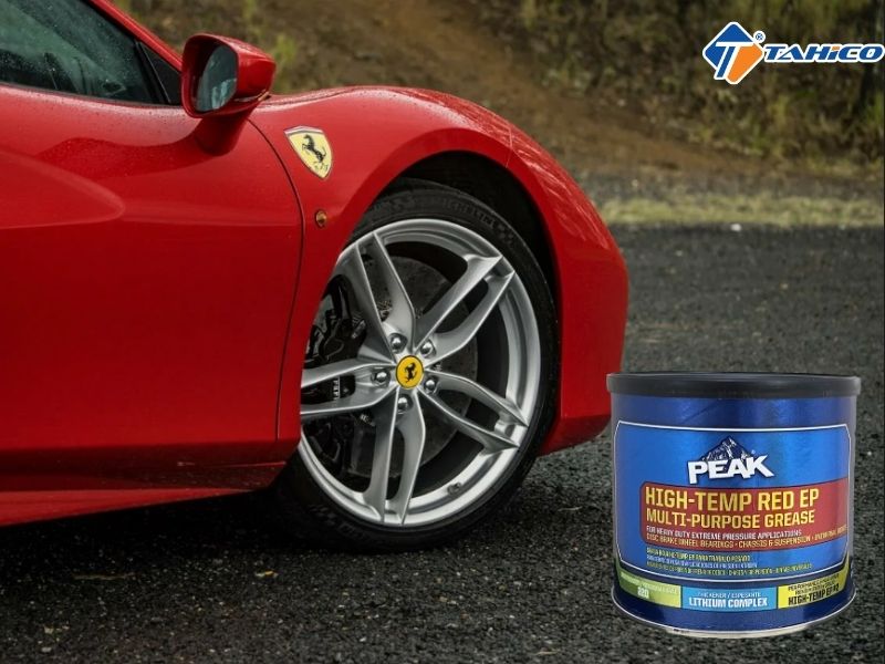 Mỡ bò lithium phức hợp Peak High-Temp Red EP Grease 454g