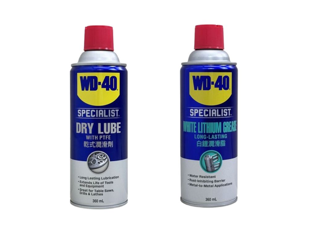 Mỡ bò WD-40 Dry Lube, WD-40 White Lithium 360ml