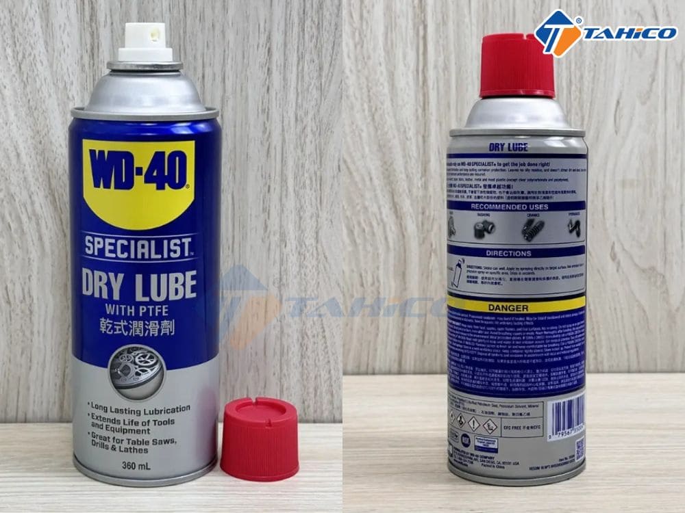 Mỡ bò WD-40 Dry Lube, WD-40 White Lithium 360ml