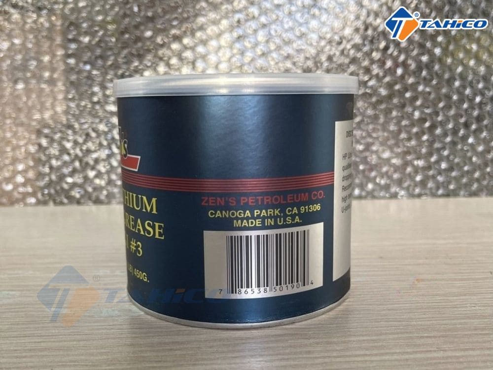 Mỡ bò chịu nhiệt Zen’s Lithium Blue Grease 450g