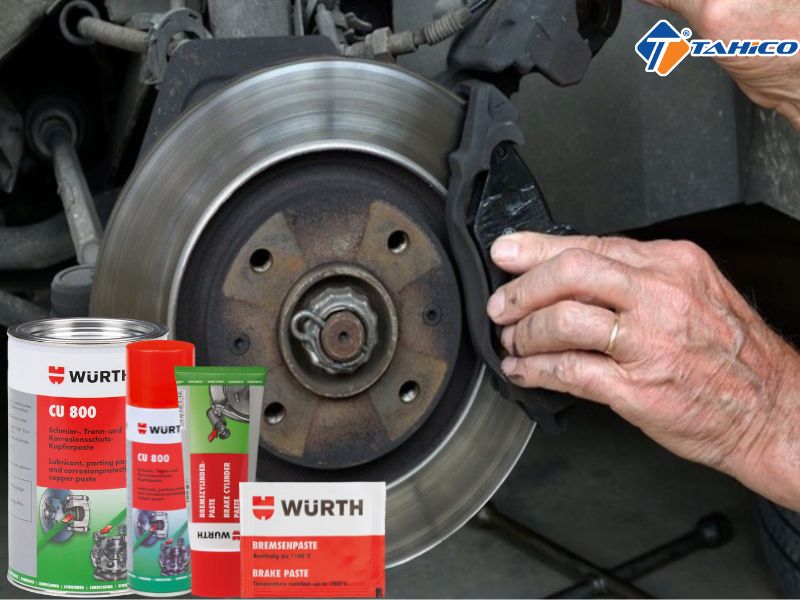 Mỡ tra phanh thắng đĩa xe Wurth Brake Paste