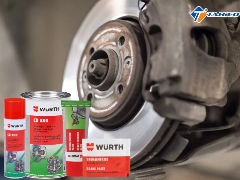 Mỡ tra phanh thắng đĩa xe Wurth Brake Paste