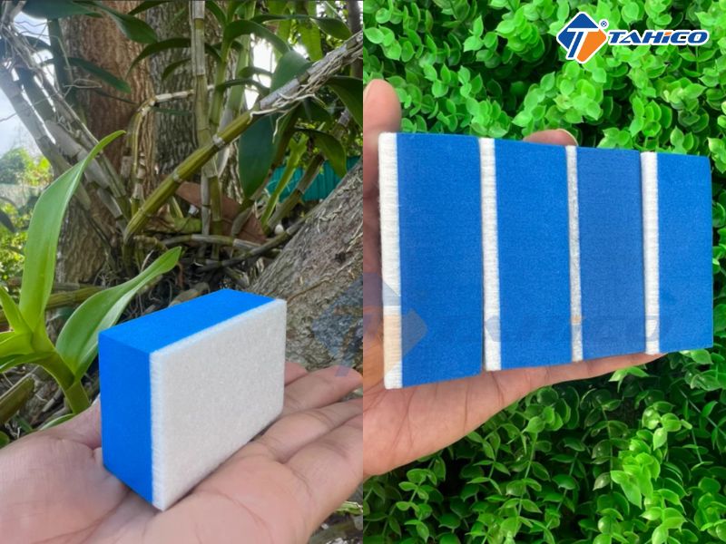 Mút tẩy ố kính chuyên dụng kích thước 6x4x2.5cm