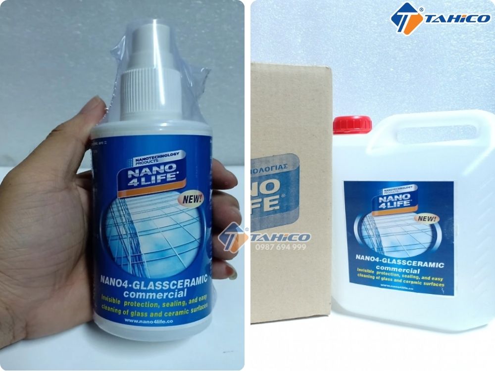 Nano bảo vệ kính trong và ngoài Nano4-Glass Ceramic