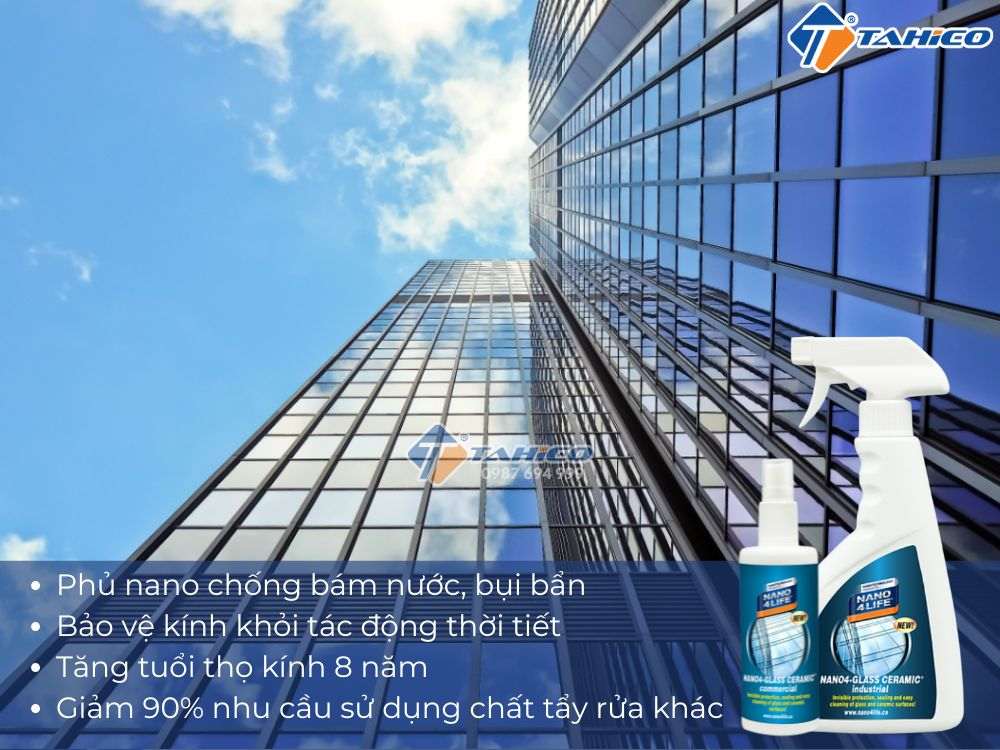 Nano bảo vệ kính trong và ngoài Nano4-Glass Ceramic