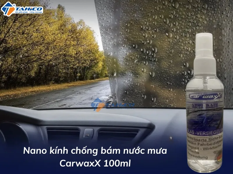 Nano kính chống bám nước mưa CarwaxX 100ml