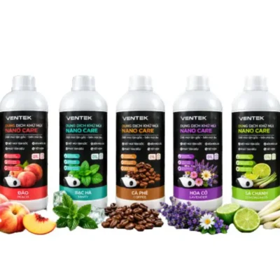 Dung dịch khử khuẩn và mùi Nano Ventek NanoCare 1L