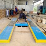 Nhân công làm mặt nền cầu 1 trụ chữ H âm nền
