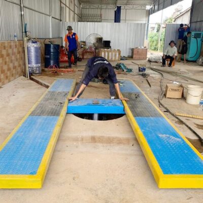 Nhân công làm mặt nền cầu 1 trụ chữ H âm nền