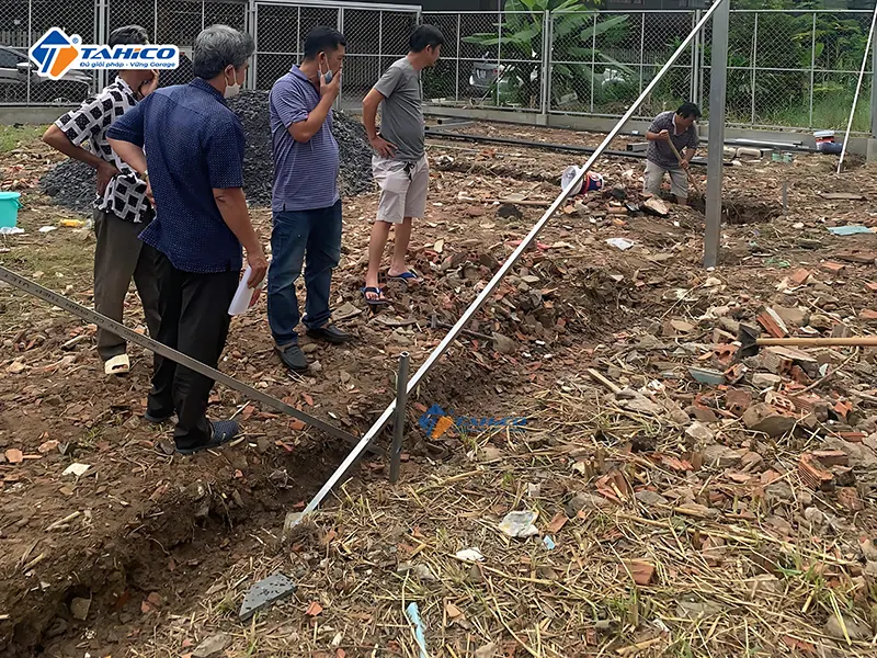 Nhân công và vật tư rãnh thoát nước