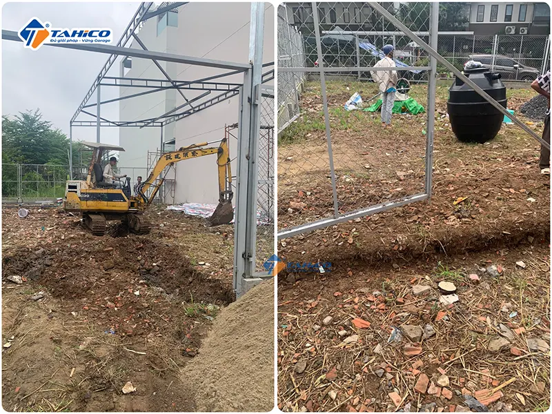 Nhân công và vật tư rãnh thoát nước