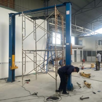 Nhân công lắp đặt lại cầu nâng 2 trụ
