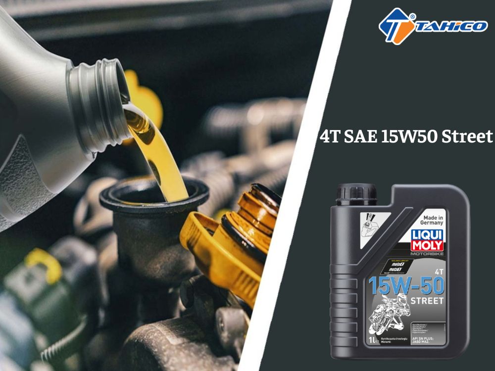 Nhớt xe máy Liqui Moly 4T 15W50 Street 2555 1L