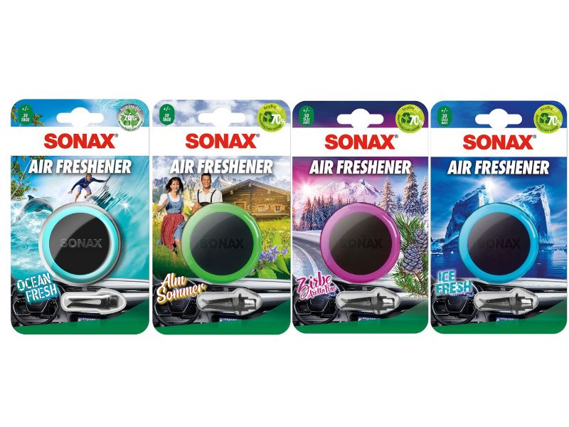 Nước hoa kẹp cửa gió điều hòa ô tô Sonax