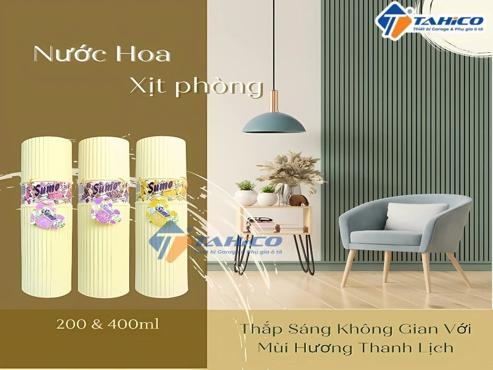 Nước hoa xịt phòng Sumo | Hương Chanette, Charming, Essence