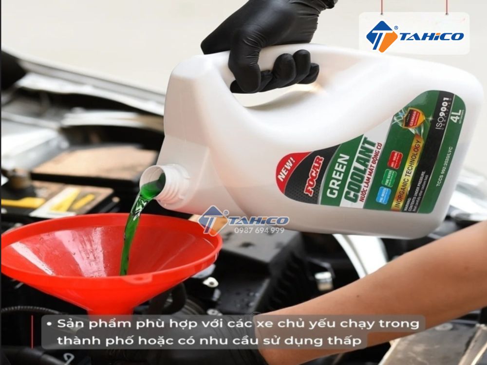 Nước làm mát tiêu chuẩn Focar | Màu đỏ & màu xanh lá