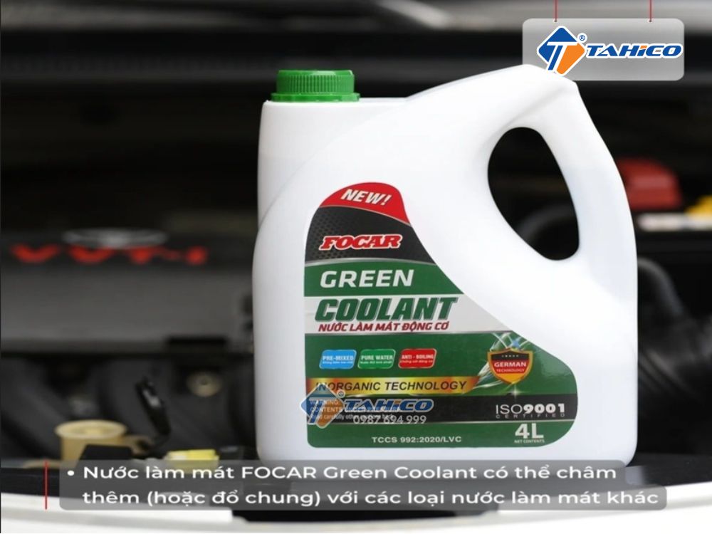 Nước làm mát tiêu chuẩn Focar | Màu đỏ & màu xanh lá
