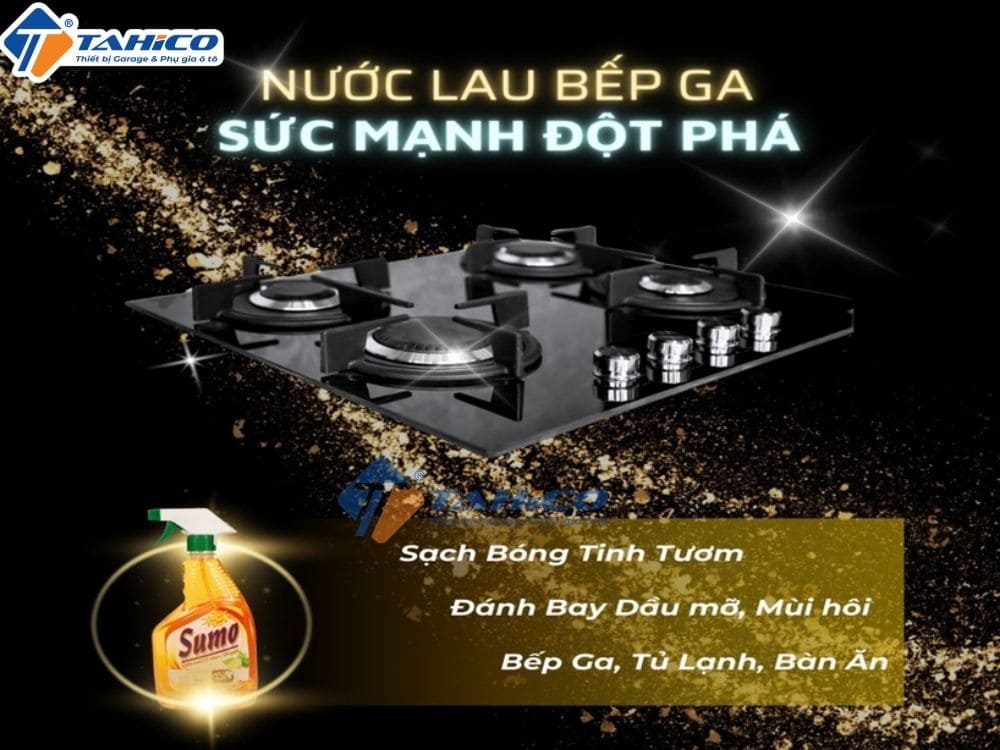 Nước lau bếp gas và tủ lạnh Sumo 800ml